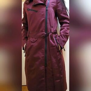 Avec Les Filles Moto Trench Coat